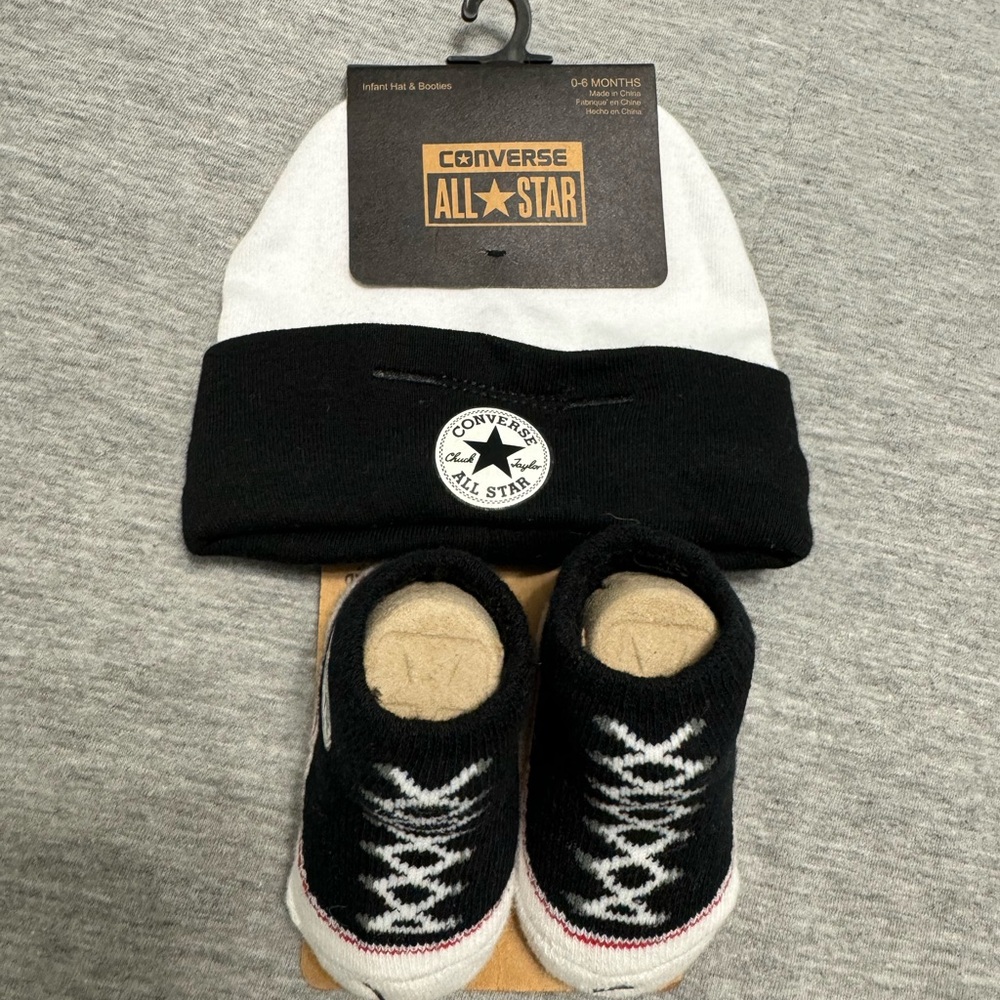 Converse Black and White Sneakers for Infants
